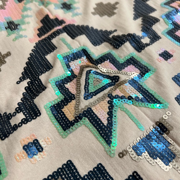 NWOT Express sequin mini skirt sz XS - Picture 3 of 3